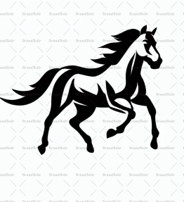 Galoppierendes Pferd